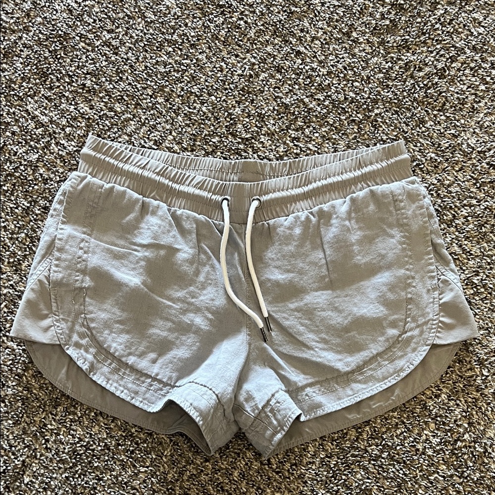 Athleta Light Gray Athletic Shorts